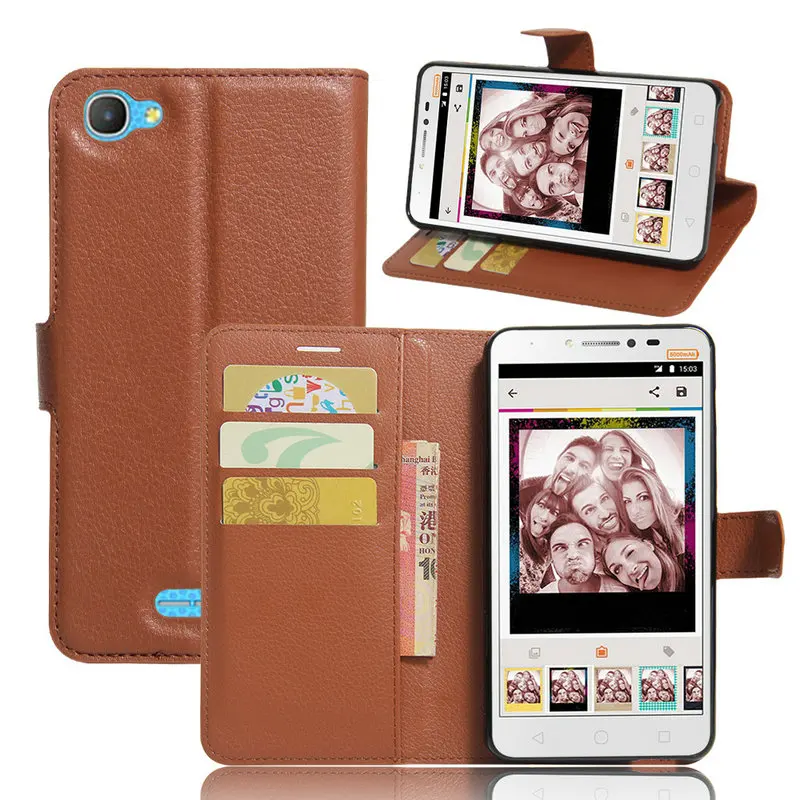 

Wallet Flip Leather Case for alcatel Pixi 4 Plus Power 5023E 5023F phone Leather back Cover case with Stand Etui Coque funda>