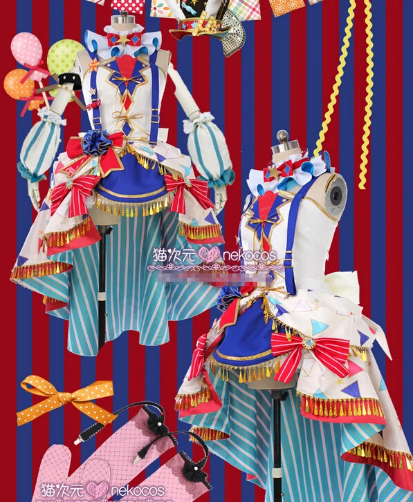 Аниме! Love Live! Костюм для косплея Nishikino Maki язава Нико всех участников цирковое