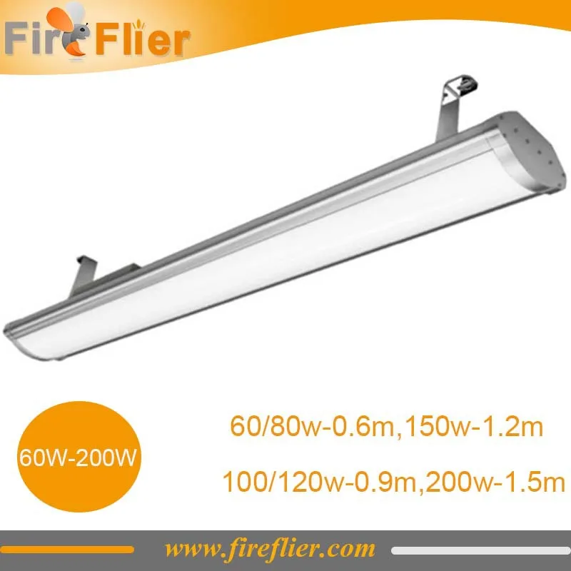 

Free Shipping 10pcs 60w 80w 100w 120w 150w 200w ip65 flat linear low bay light 2ft 3ft 4ft 5ft led linear bar indoor and outdoor