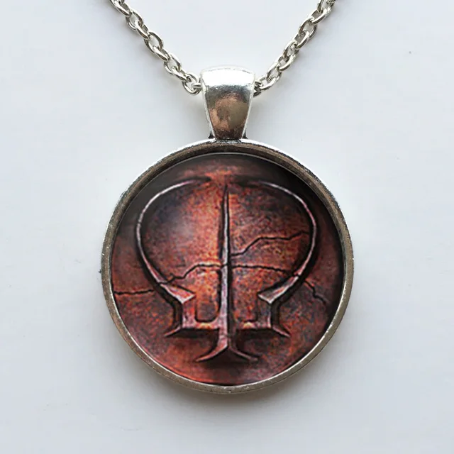 Brotherhood of Blood Pendant Dark Souls II Necklace Glass Dome Pendant