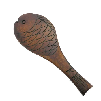 

2pcs/lot Fish Style Phoebe Large Rice Spoon Non Stick Shovel Serving Cooking Tools Korean Carousingly Wooden Kitchenware