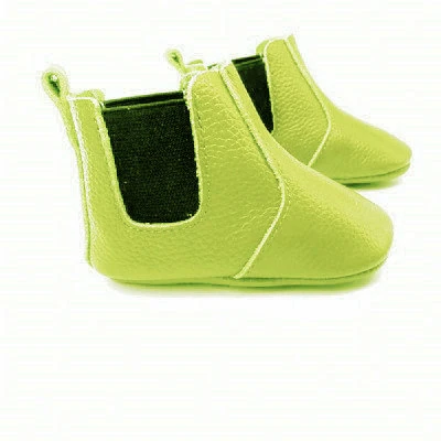 Модные детские сапоги для осень/зима детская обувь девочек Теплые детские пинетки детские мокасины; первые шаги мальчиков schoenen - Цвет: Neon color