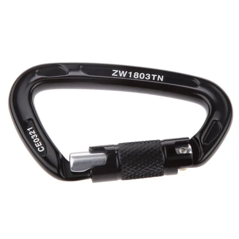 

24KN D-Ring Climbing Equipment - Snap Hook Carabiner Snap Hook for Mountaineering Climbing Maximum Load 2400KG Hardware Hooks