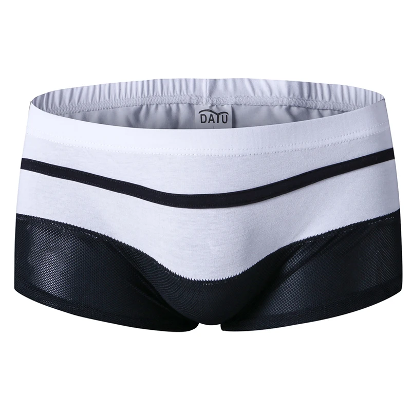 

2016 Mens Mesh Breathable Underpants Sexy Bikini Mesh See-Through transparent Breathable Interior Boxer Shorts With High Quality