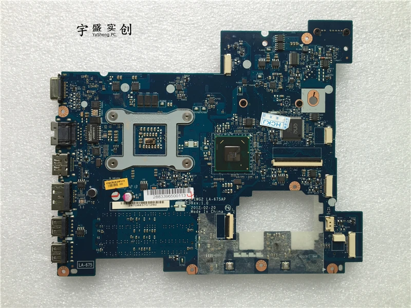 Новинка! PIWG2 LA 675AP материнская плата для ноутбука Lenovo G570 ноутбук (с портом HDMI) 100%