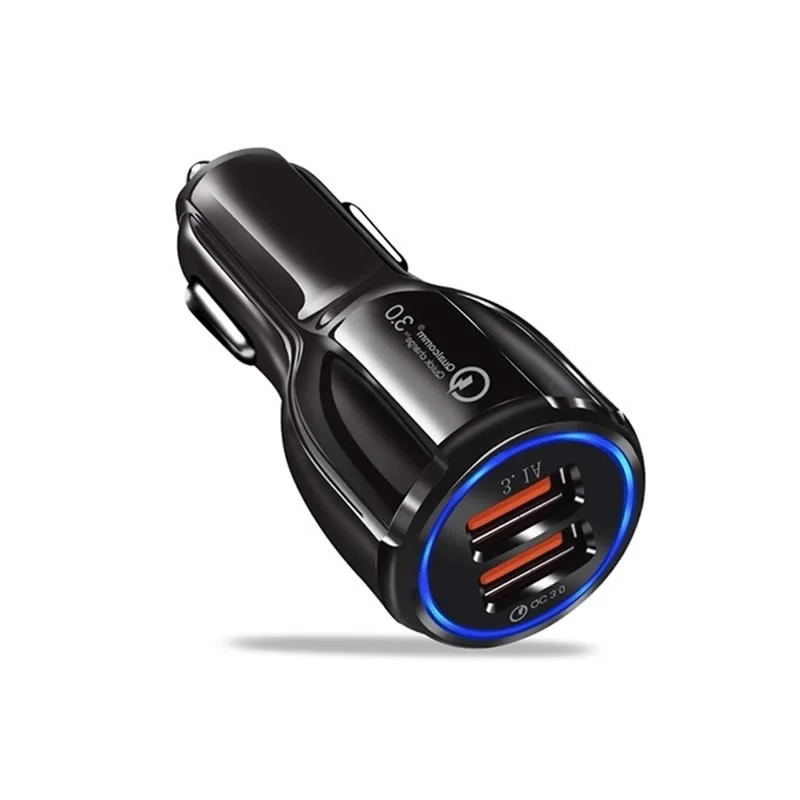 Двойное USB 3A быстрое зарядное устройство для телефона автомобильное зарядное устройство для мобильного телефона планшета gps Автомобильное зарядное устройство для IPhone X XR 8 зарядное устройство для телефона адаптер