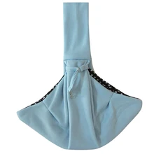 Новое поступление Небесно-Голубой Цвет Хлопок Смесь перевязь для домашних животных Перевозчик собаки кошки Перевозчик собаки