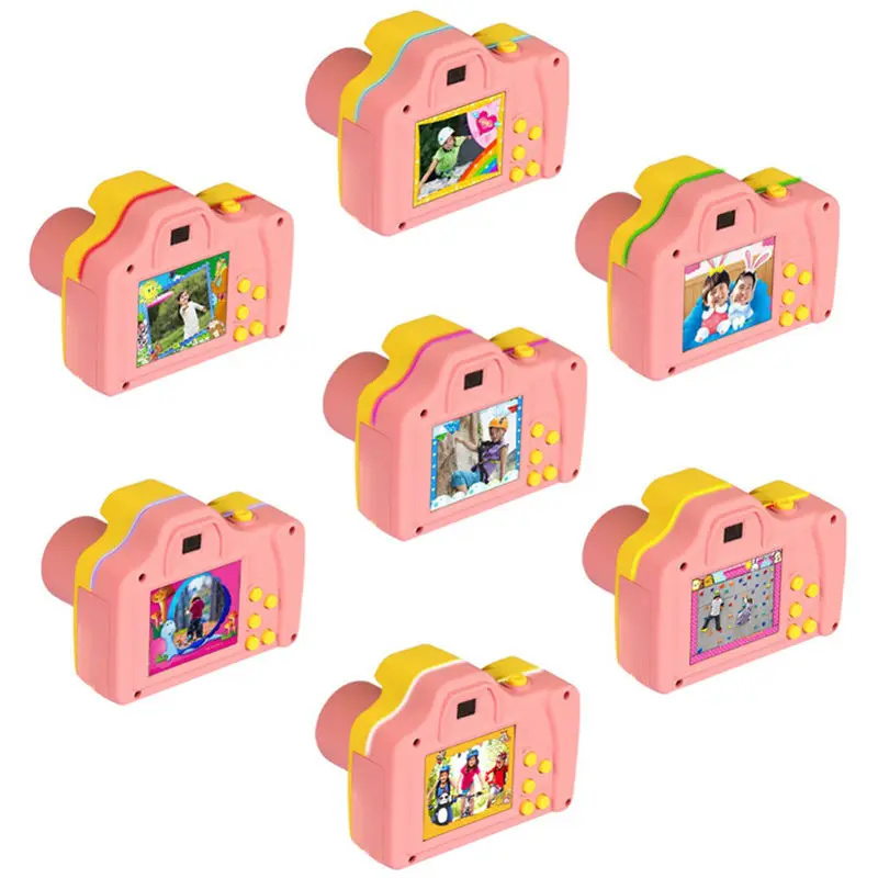 Orsda 1,77 дюймов 16Mp 1080P Мини Lsr Cam цифровая камера для детей милая мультяшная игрушка камера для детей день рождения лучший подарок