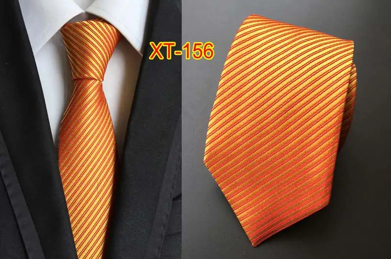 YISHLINE завод 8 см мужской классический галстук жаккардовые тканые галстуки в полоску модные деловые галстуки вечерние аксессуары
