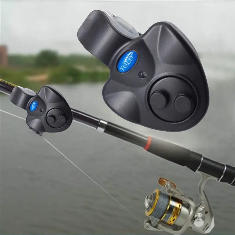 Fishing Bite Alarms 40g Electronic Wireless Clip-On ABS Fish Bite Alarm New LED Light For Fishing Tackle alarma Pesca 7