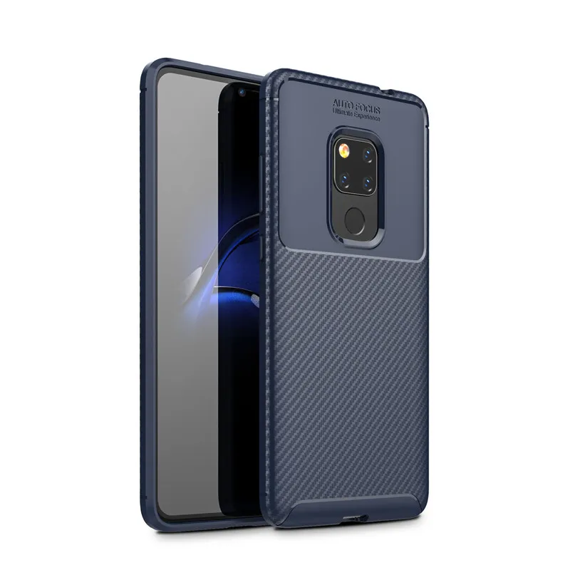Carbon Fiber Shockproof Armor Cases For Huawei Y9 Y6 Y5 2018 Honor 8X 8XMax Honor Play 7A Note10 P20 P10Lite Plus Mate10ProCase (14)