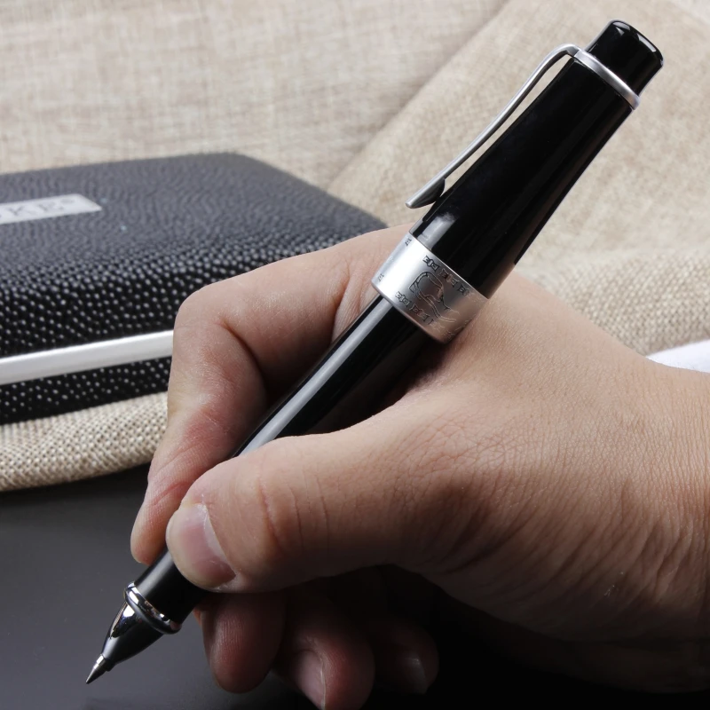 

Luxury Black Rollerball Pen Duke 0.5 Black Ink Business Office Pens Gift Stationery with An Original Gift Box Free Shipping