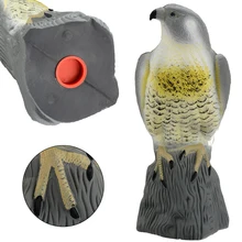 Реалистичный Сокол Сова Декор ястреб отпугиватель птиц поддельные пугало охотничьи приманки борьба с вредителями