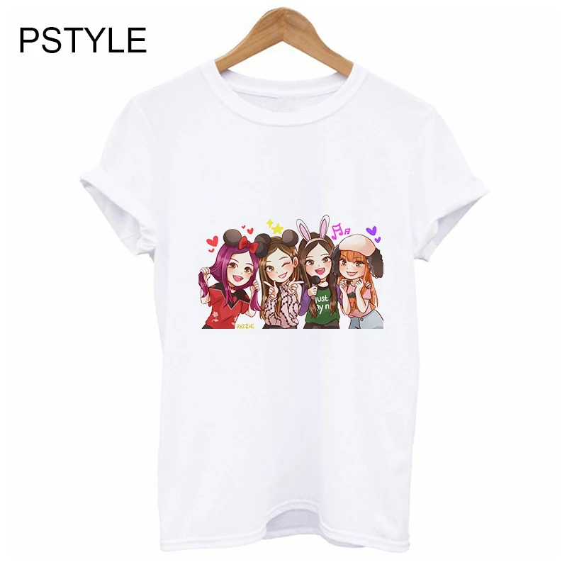 

Ulzzang Kpop Idol Sweet Girls Graphic Printing Women T Shirt Summer Female Short Sleeve Korean Style lovely t -shirt Drop Ship