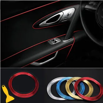 

5M Universal Car-Styling Auto DIY Decoration Sticker Case For Hyundai Subaru Skoda alfa romeo BMW Mercedes Benz Audi Car Styling