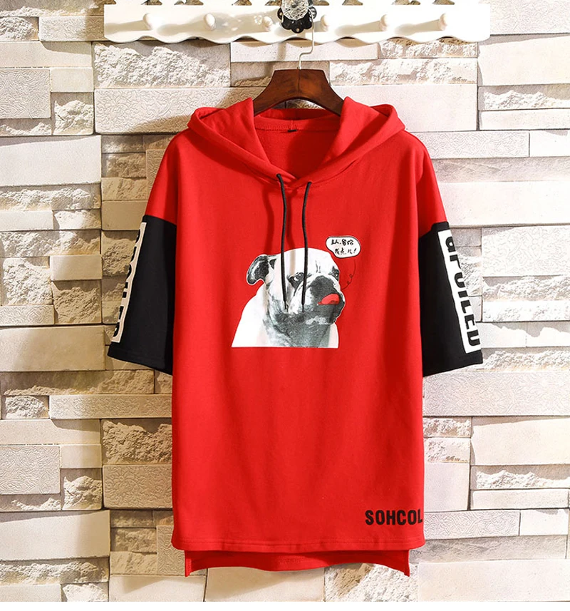  Oversized Hoodie Men Summer   (3)