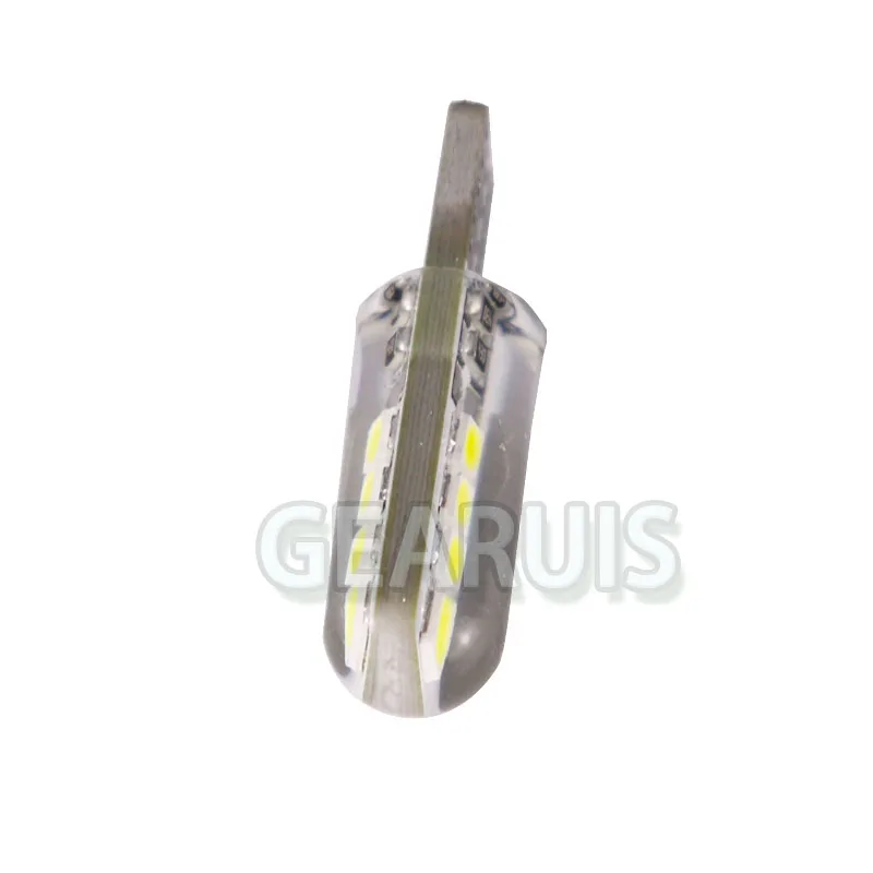 10 шт. T10 силиконовый чехол 8 SMD 3030 светодиодный автомобильный лампочка W5W 192 168
