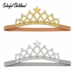 Детские Hairbands кристалл с алмазной тиару принцессы красивые головные уборы для Детский наряд для дня Рождения вечерние девочка hairwear