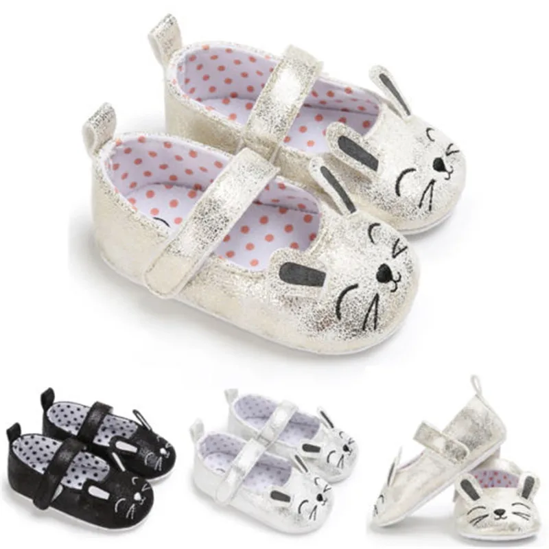 Newborn Baby Girl Soft Sole Mouse Soft Sole Crib Shoes Toddler Kids Infant Anti-slip Sneaker Prewalker 0-18M Fashion Lovely