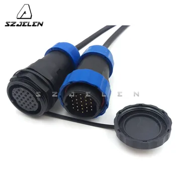 

SD28TP-ZM , Waterproof connector 24pin, wire to wire connector, circular connectors, Device power plug socket IP68
