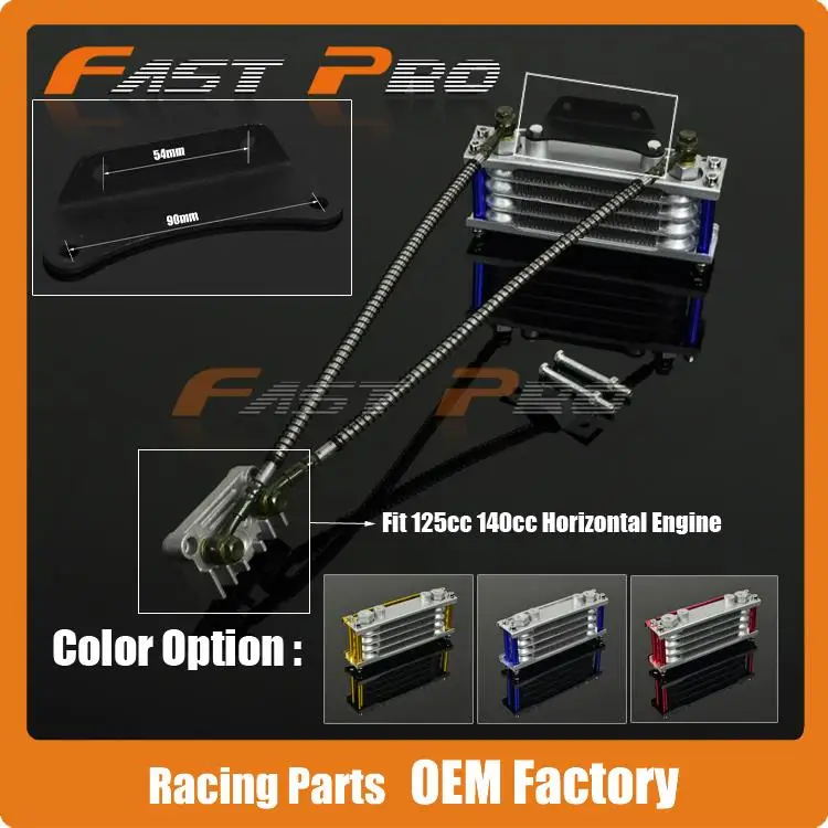 

Oil Cooling Cooler Radiator for CRF50 XR50 Chinese Made Pit Dirt Bike ATV Motorcycle Quad 125 140CC Tao Tao Bosuer KAYO Apollo