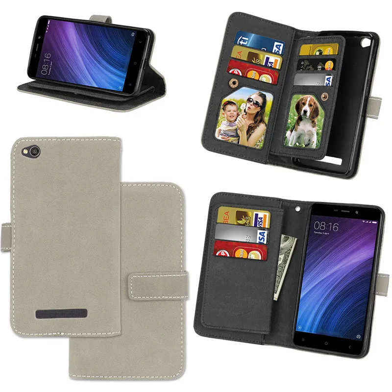 For Coque Xiaomi Redmi 6A 6 Case Cover Luxury Matte Leather Wallet Stand Flip Phone Cases on For Xiaomi Redmi 6A 6 A Case Capa24