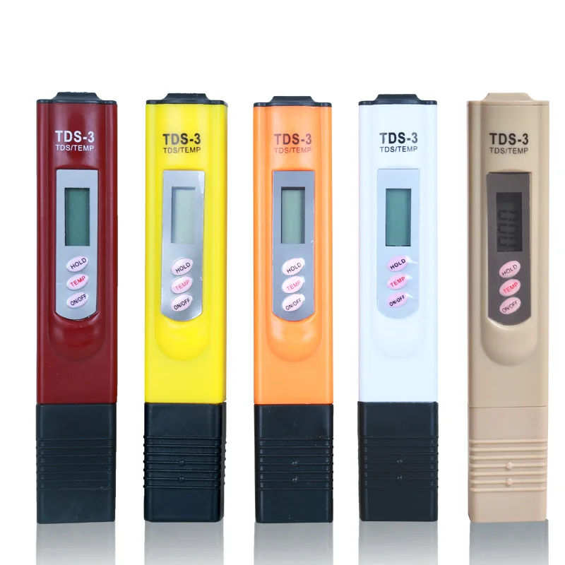 

Digital TDS Meter Tester Filter Measuring Water Quality Purity Tester Testing Tool 0-9990 PPM LCD Temperature Testing Pen