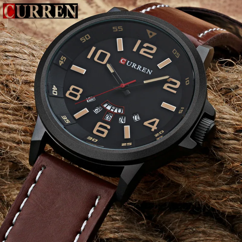 CURREN Мужские часы Топ бренд класса люкс мужские спортивные часы модные повседневные кварцевые часы мужские военные наручные часы мужские часы Relogio