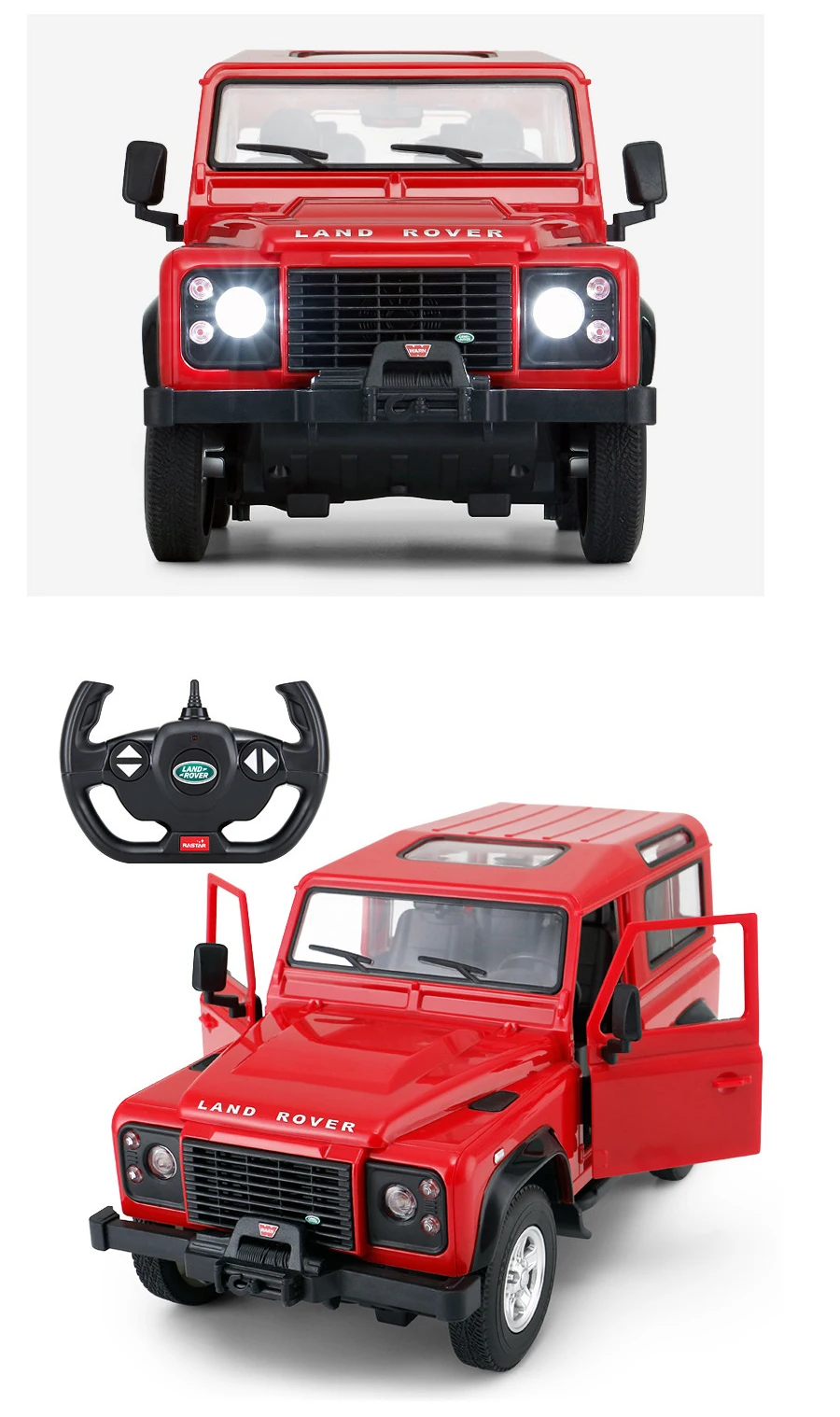 Радиоуправляемая машинка Rastar 1:14 SUV Landrover Denfender, Радиоуправляемая машинка, модель электромобиля, игрушки для мальчиков