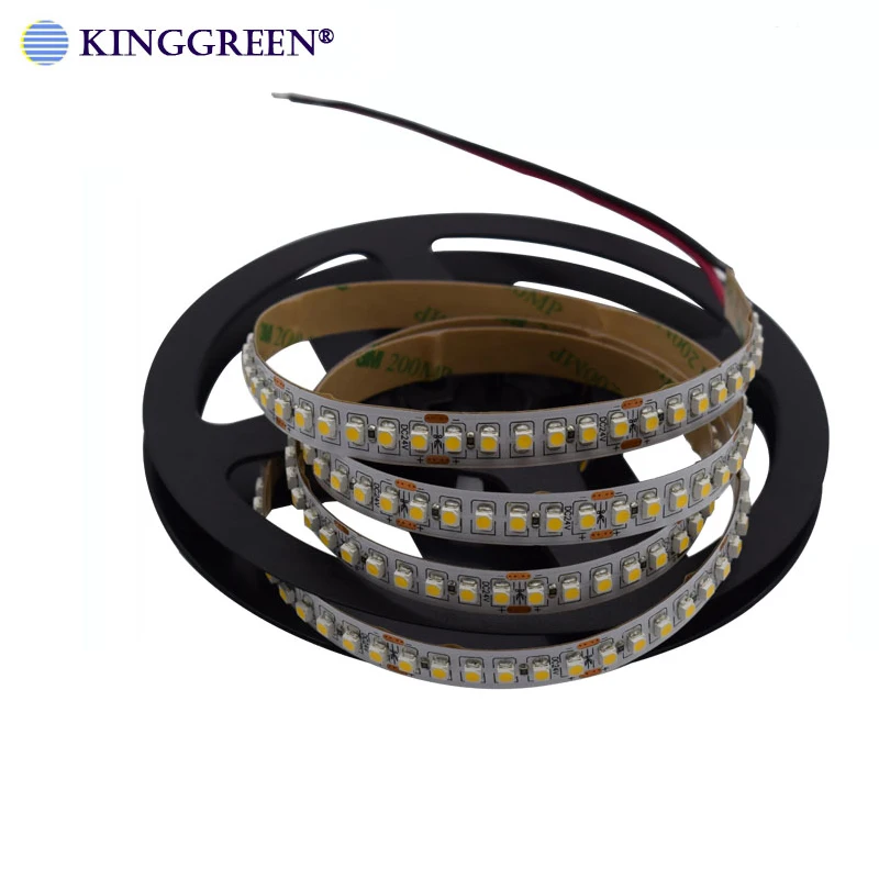

High color rendering (CRI)>90 DC24V 3528 180LED/m flexible led strip light White/R/G/B/Y led diode light tape free shipping