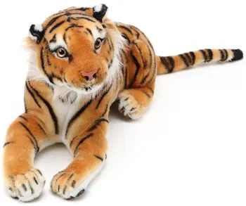

Arrow the Tiger | 20 Inch/50cm Lifelike Realistic Stuffed Animal Plush Malayan tiger Cat | By Tiger Tale Toys