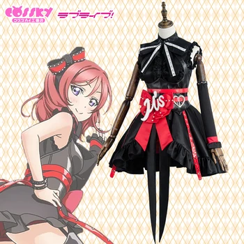

Anime Love Live Arcade Game 3 Three Generation Nishikino Maki SJ Cosplay Costume Lolita Sweet Lovely Dress H
