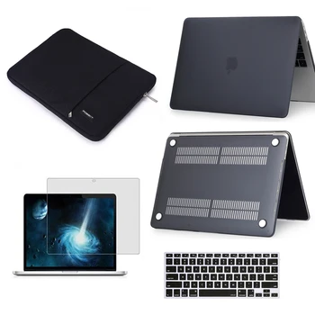 

POSEIT 4in1 Matte Hard case laptop sleeve bag keyboard cover LCD For Apple Macbook Pro 15 inch with CD ROM Model : A1286