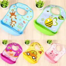 Новинка года; съемные Слюнявчики для маленьких мальчиков и девочек; Детские Силиконовые Слюнявчики для кормления; водонепроницаемые Слюнявчики с рисунками из мультфильмов