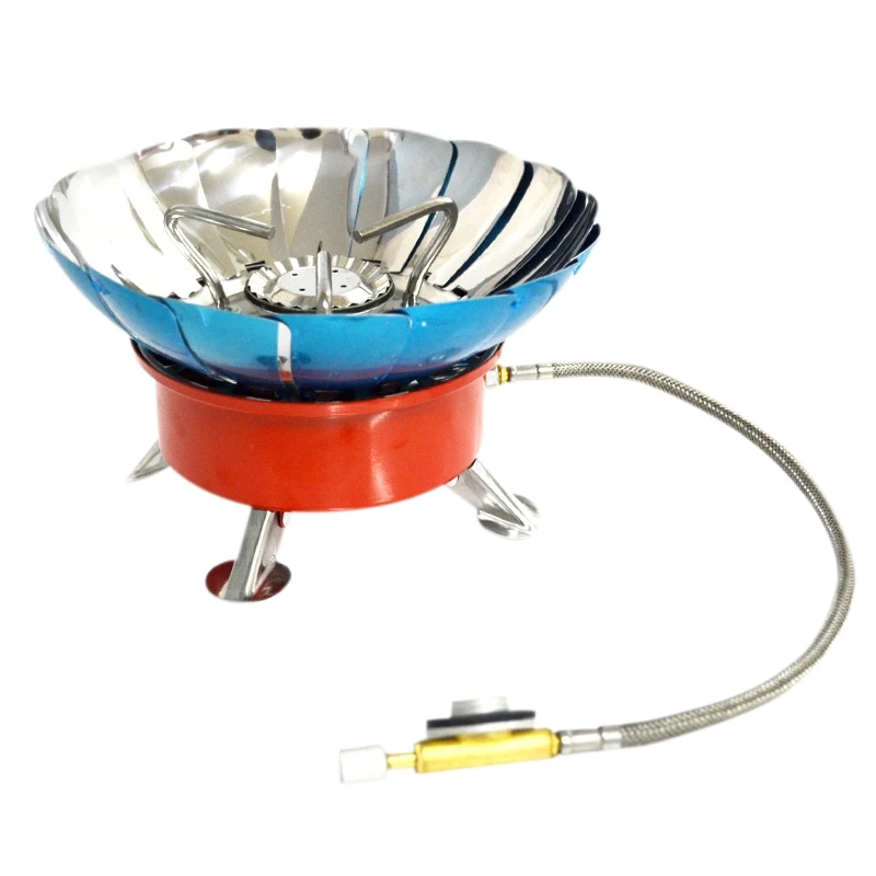 4 типа ветрозащитная плита кухонная посуда газовые горелки для кемпинга пикника барбекю - Цвет: TYPE  C