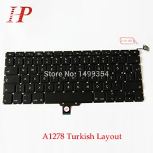 A1278 Турецкая индейка клавиатура для Apple Macbook Pro 13 ''A1278 клавиатуры турецкий Стандартный 2009-2012