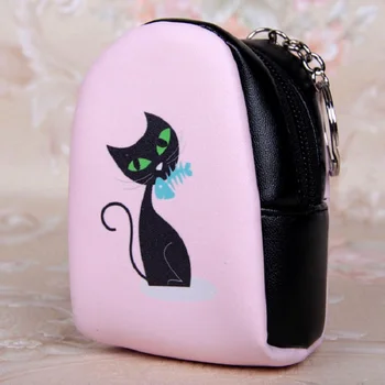 

PU leather cartoon women's mini coin purse small wallet kids money pouch key bag bolso bolsa carteira feminina for girls boys