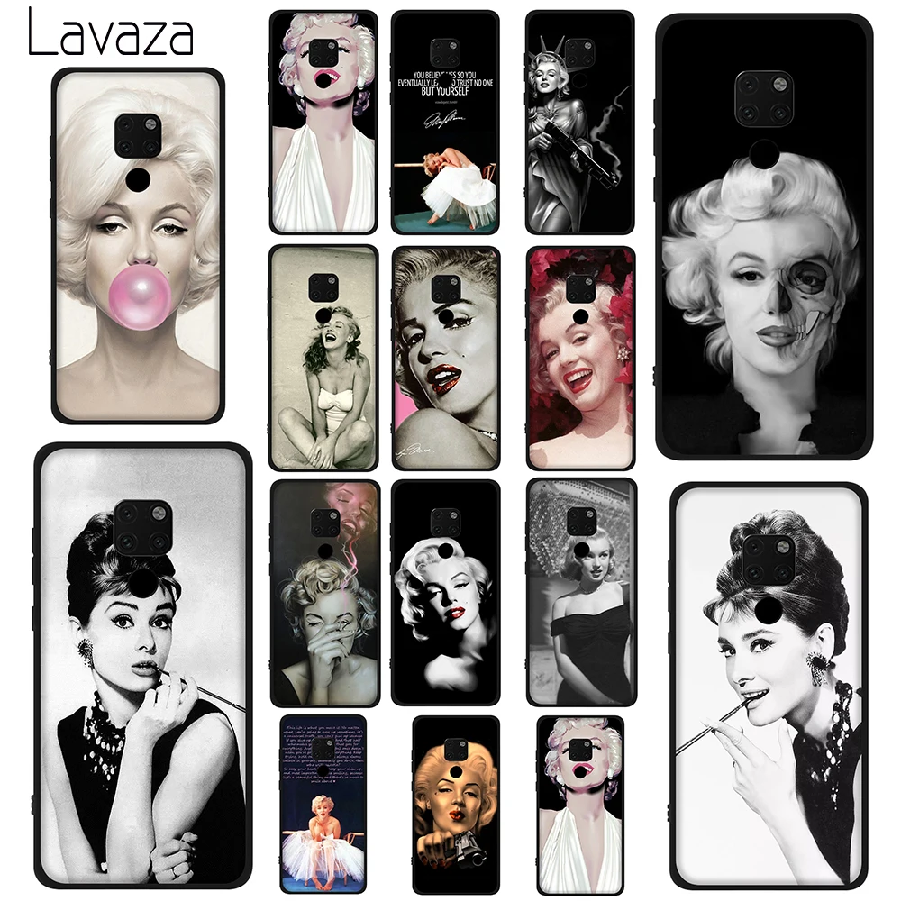 Мягкий ТПУ чехол Lavaza Marilyn Monroe для Huawei Mate 10 20 pro lite Y6 Y7 Y9 Nova 2i 3i 417 |