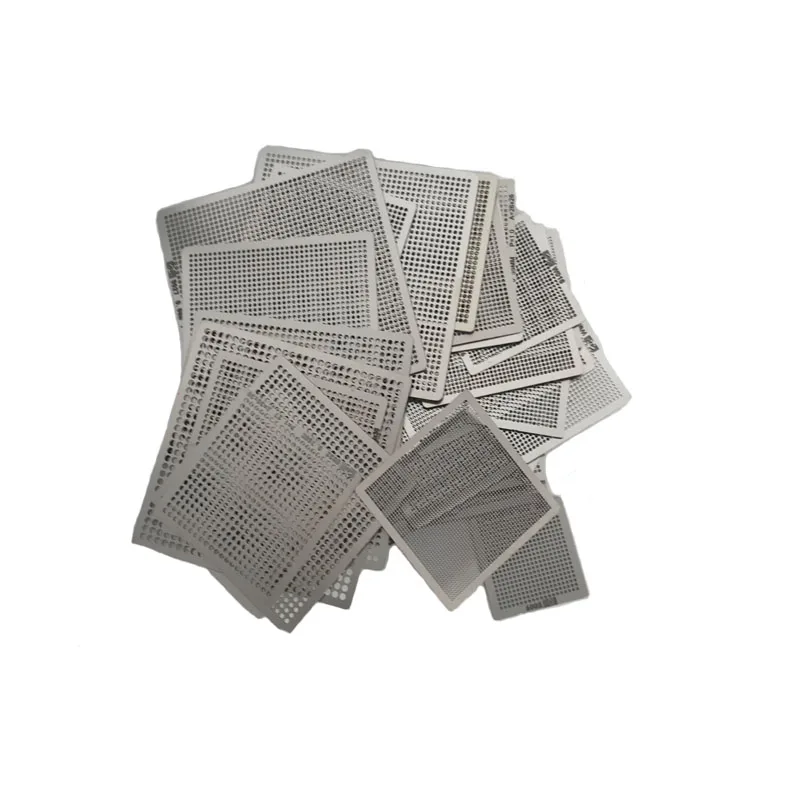 

Freeshipping 29pcs BGA Reball Reballing Stencil Template Direct Heating Universal Stencil