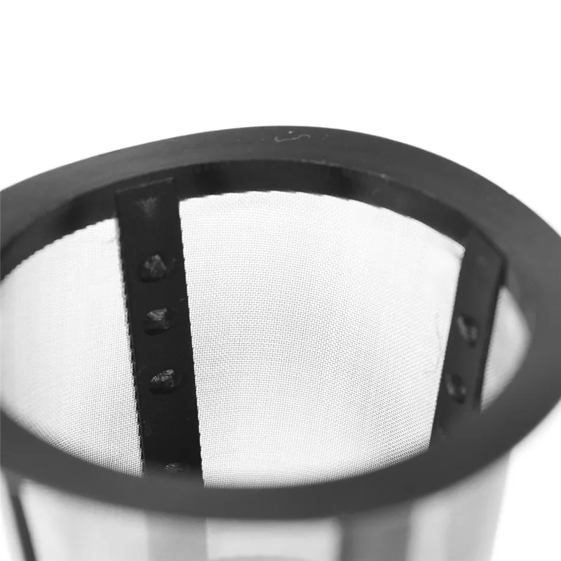 1 шт. фильтр из нержавеющей стали для кофе или чая многоразовый сетчатый фильтр легко заполняется и моется удобно переносить и транспортировать