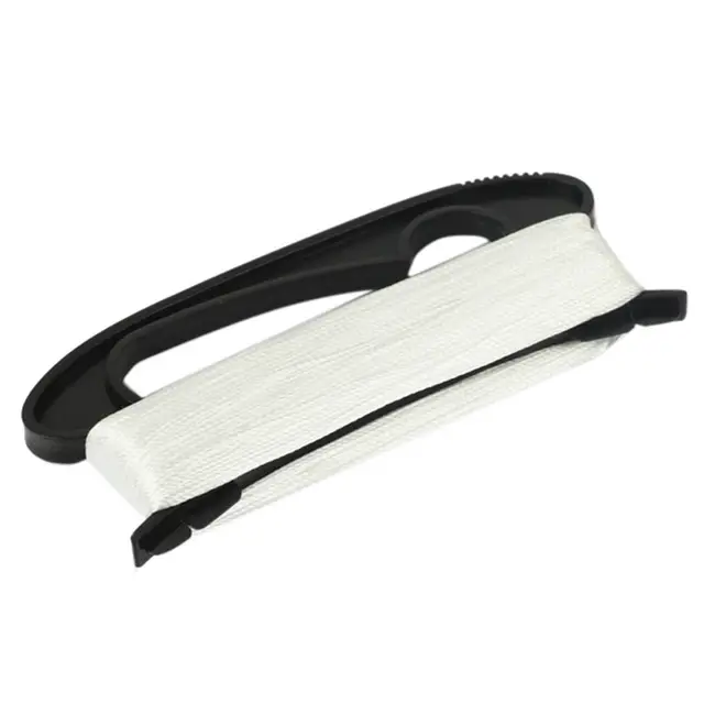 New 1 Set 100M D Shape Flying Kite Line Plastic + Polyester White Color Line Board Flying Kite Line Accessories Wholesale 2