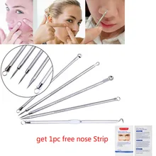 5 шт. угри, прыщи Belmish прибор для вакуумной чистки угрей для удаления прыщей удаления угрей инструмент Экстрактор ложка иглы для лица очиститель пор для лица