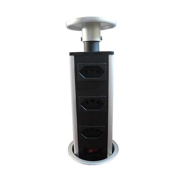 2019 220 В 16A Выдвижная электрическая розетка 3 разъема 2 USB кухонная настольная