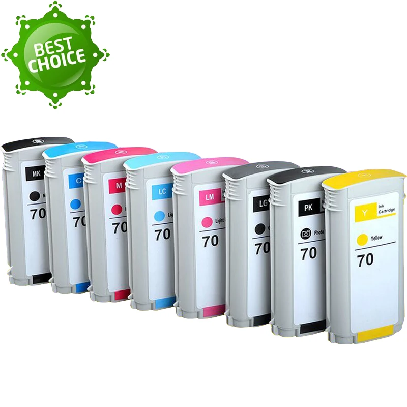 Free Shipping ink cartridge Replacement for hp70 MBK C9448A PBK C9449A