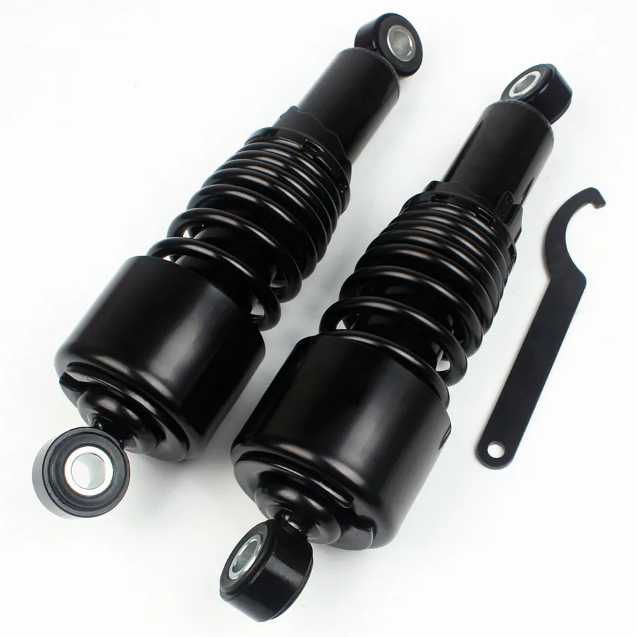 

267mm Adjustable Rear Shock Absorber For Dyna 1983-2017 Electra Glide 1965-2017 Fatboy 1990-2017 Road King 1994-2017 Black