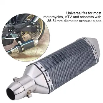 

Universal Motorcycle Dirt Bike Modified Exhaust Escape Muffler Pipe with DB Killer for motorcycles fit pipe diameter 36mm-51mm