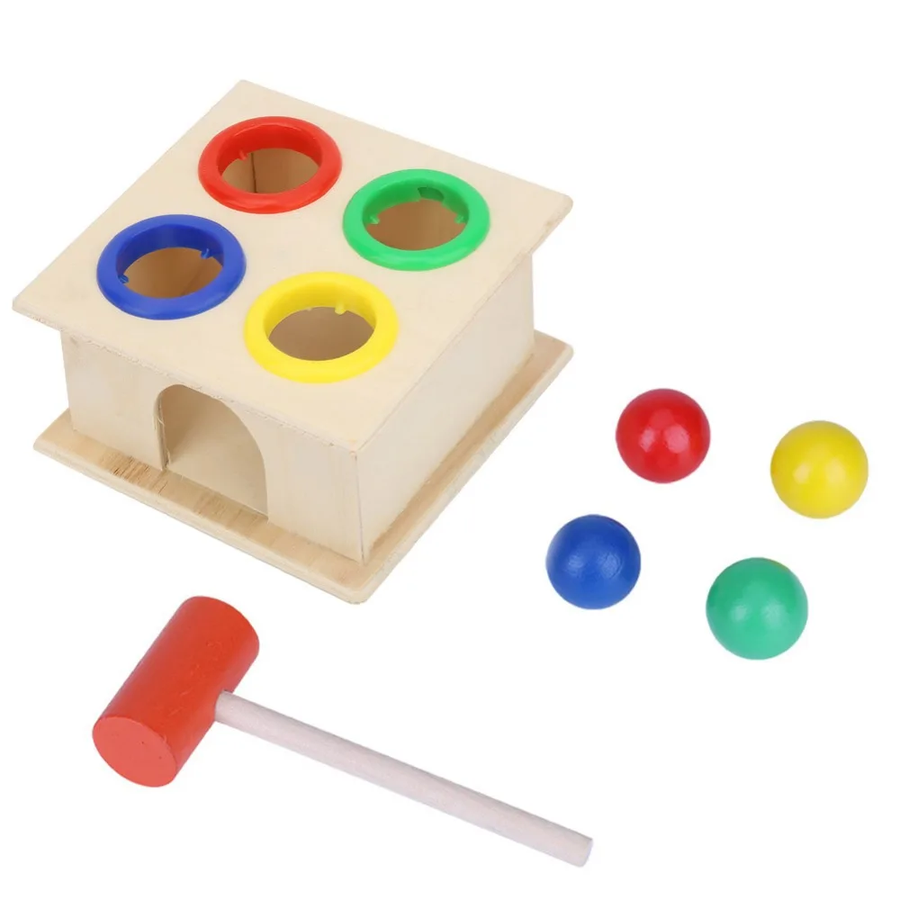Baby Wooden Toys Hammer Wood Toy Early Learning Educational Toys For