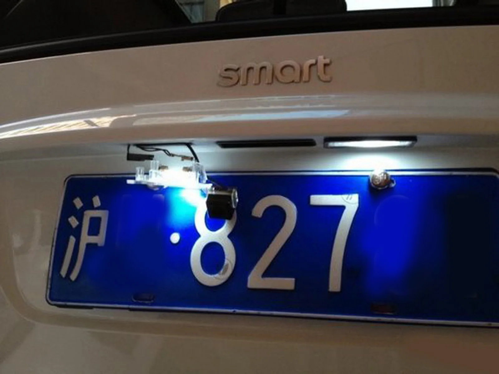 ANGRONG Светодиодная лампа номерного знака Белого цвета без ошибок для Benz Smart Fortwo 451