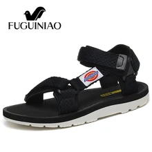 Летние модные повседневные мужские сандалии-гладиаторы на плоской подошве; Мужская обувь для пляжного отдыха в римском стиле; сандалии для отдыха; Zapatos Hombrez; вьетнамки
