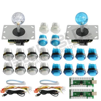 

3P USB Encoder LED Arcade Illuminated Joystick DIY Kit buttons Arcade Game Part for MAME Controller Raspberry Pi Game Console